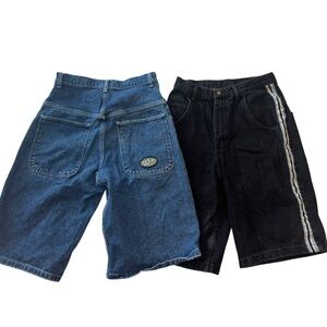 2 pair JNCO style street style vintage Y2K Wrangler jorts 16